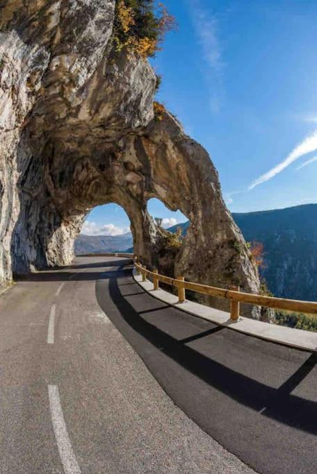Greolieres: Superbe Studio Avec Vue Montagne Exterior foto